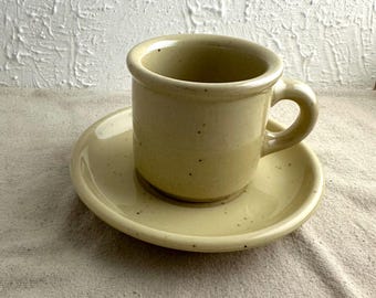 Galaxy Trend Pacific Stoneware Cup and Saucer Set, in Wheatstone, Japan, MCM