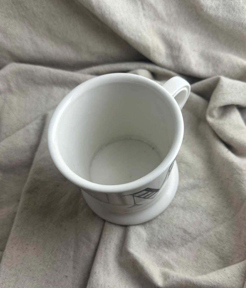 Anthropologie Apothecary Letter M Mug bild 4
