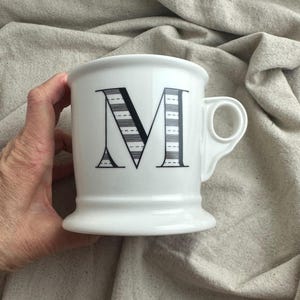 Anthropologie Apothecary Letter M Mug bild 5