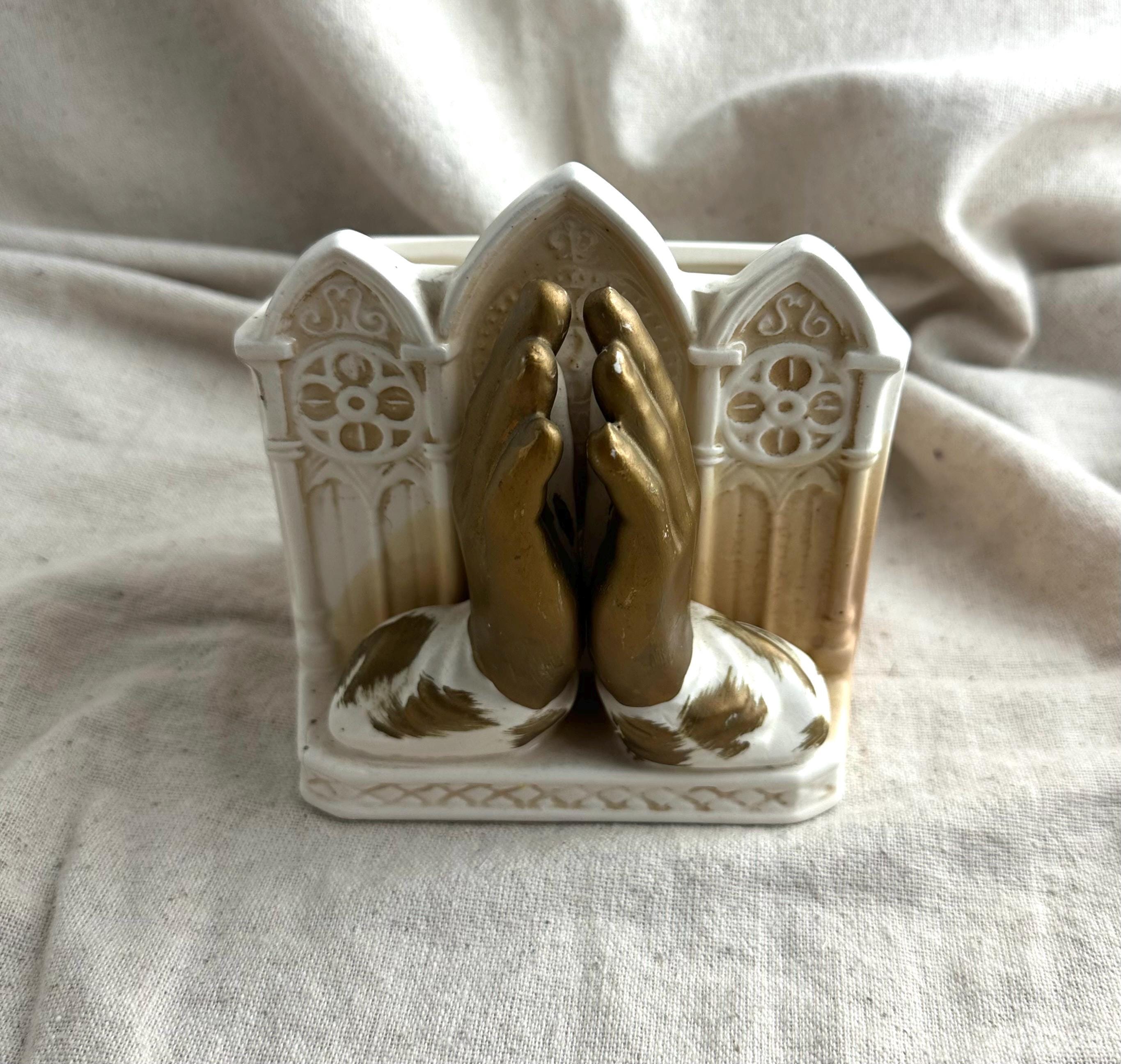 祈りの手 陶器　ヴィンテージ Praying Hands Japan - Etsy