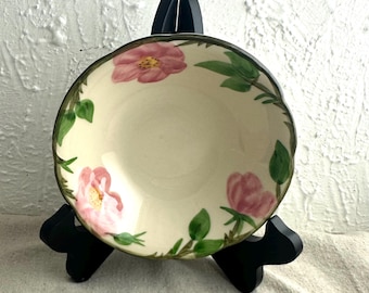 Vintage Franciscan Desert Rose Cereal Bowl, 5 7/8" Diameter, 1980s Pink Floral
