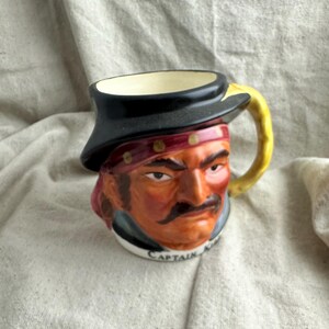 Spanish Main Pirate Toby Mug, Captain Kidd, Swank 1960's