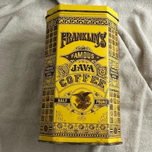 Franklin's Famous Java Coffee Tin
