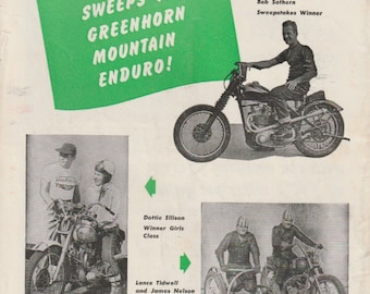 Vintage Triumph Motorcycle Advertisements