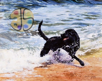 Day at the Beach Giclee Print