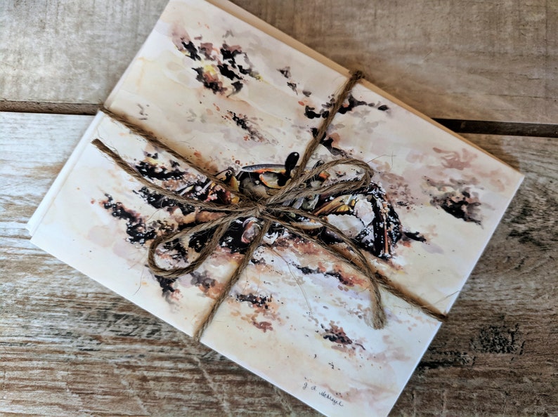 Ghost Crab Note Cards