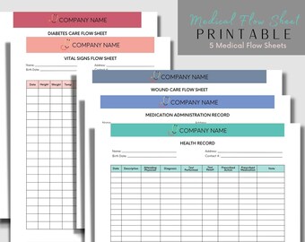 Wound Tracking Sheet - Etsy