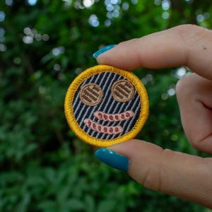 King of the Grill Demerit Badge - 1.5" Diameter Embroidered Patch