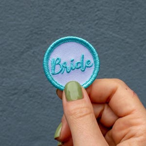 Bride Demerit Badge - 1.5" Diameter Embroidered Patch