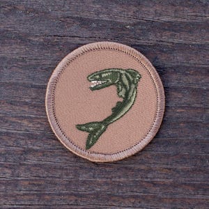Barracuda Patch 2 Inch Diameter Embroidered Patch