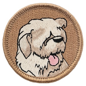 Sheepdog Patch - 2 Inch Diameter Embroidered Patch