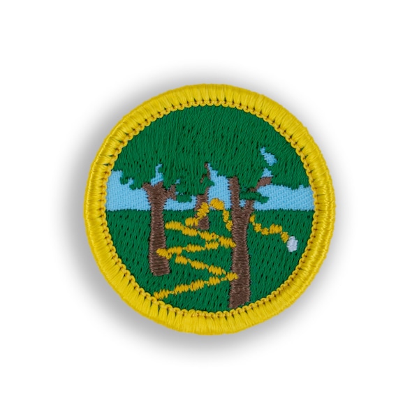 Golf Pinball Wizard Demerit Badge - 1.5" Diameter Embroidered Patch