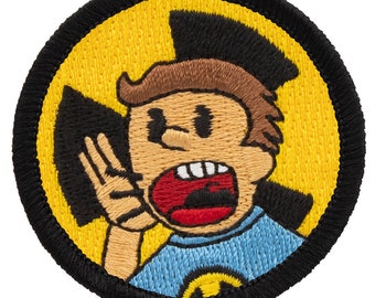 Alert Patch - 2 Inch Diameter Embroidered Patch