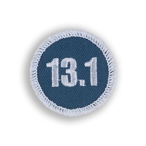 Half Marathon Runner Demerit Badge - 1.5&quot; Diameter Embroidered Patch