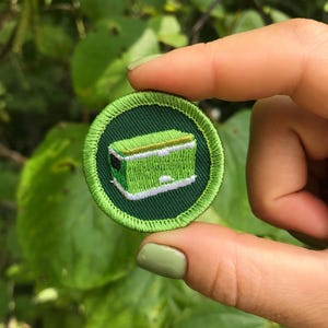 Cooler Demerit Badge - 1.5&quot; Diameter Embroidered Patch