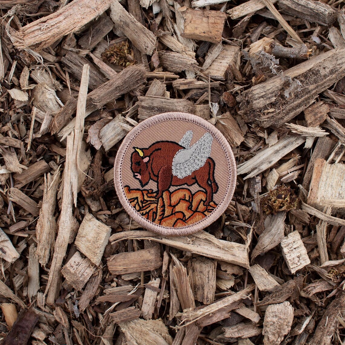 Buffalo Wings Patch - 2 Inch Diameter Embroidered Patch - Etsy
