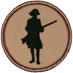 Minutemen Patch - 2 Inch Diameter Embroidered Patch