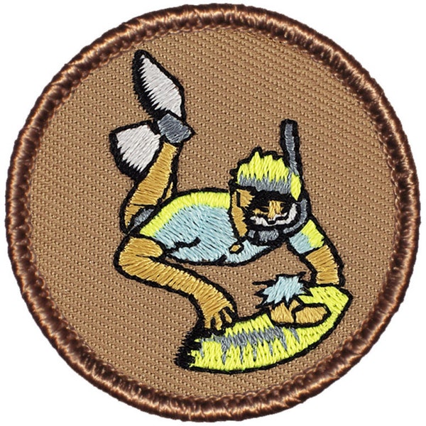 Snorkel Patch (D25) - 2 Inch Diameter Embroidered Patch