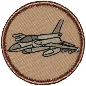 F-16 Fighting Falcon Patch (091) – 2 Inch Diameter Embroidered Patch
