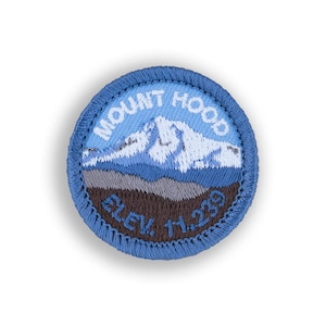 Mt. Hood Demerit Badge - 1.5&quot; Diameter Embroidered Patch