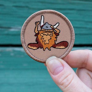 Barbarian Patch (056) – 2 Inch Diameter Embroidered Patch