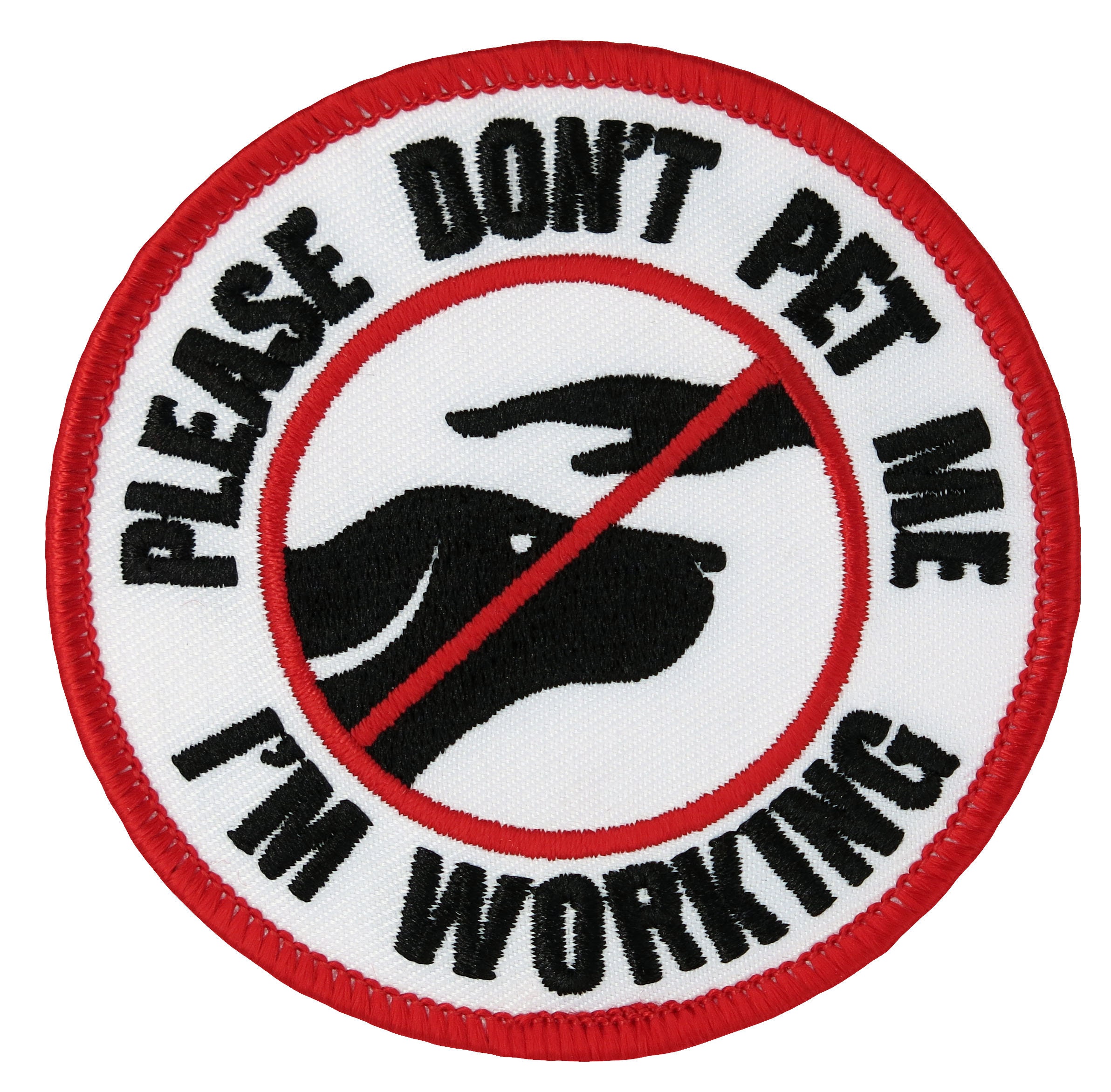 Working Do Not Pet Vest Patch with American Flag