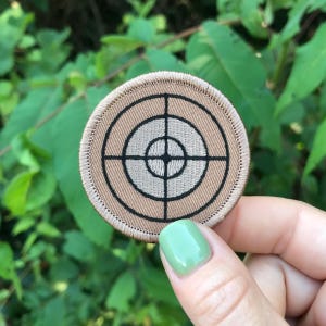 Sharpshooter Patch (164) 2 Inch Diameter Embroidered Patch