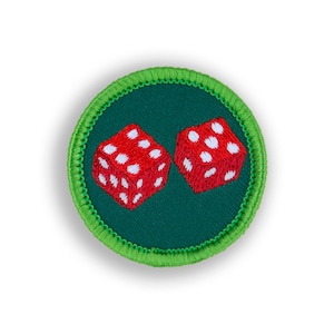Craps Demerit Badge - 1.5&quot; Diameter Embroidered Patch