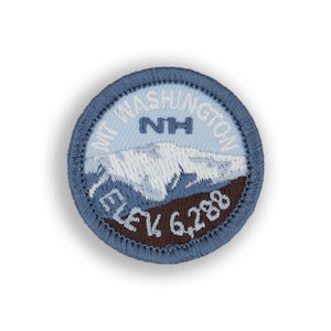 Mt. Washington Demerit Badge - 1.5&quot; Diameter Embroidered Patch