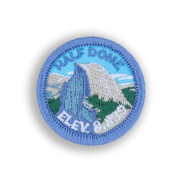 Half Dome Demerit Badge - 1.5" Diameter Embroidered Patch