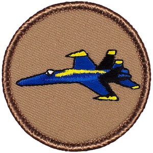Blue Angels Patch 2 Inch Diameter Embroidered Patch