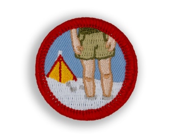 Insignia de demérito no preparado - Parche bordado de 1,5" de diámetro