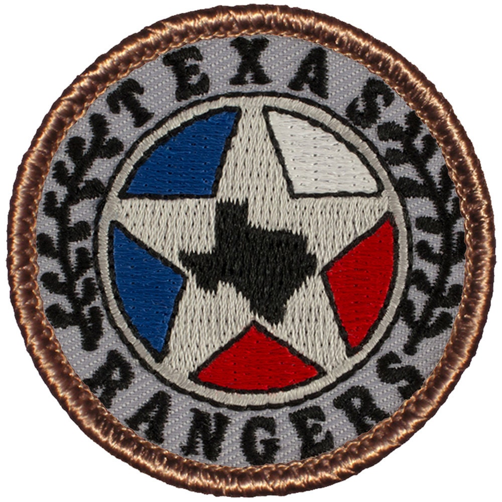 Texas Rangers Patch (799) 2 Inch Diameter Embroidered Patch
