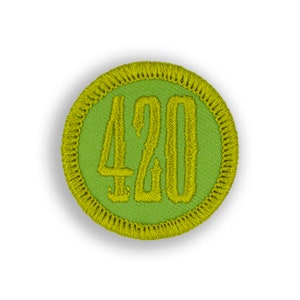 High Number Demerit Badge - 1.5&quot; Diameter Embroidered Patch