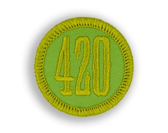 High Number Demerit Badge - 1.5" Diameter Embroidered Patch