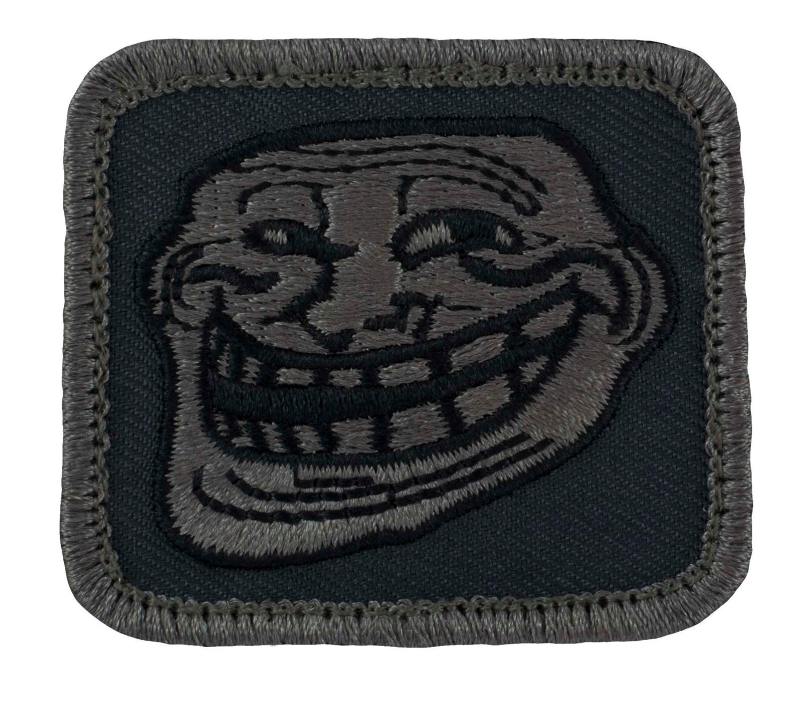 Tactical Troll Face Patch L18 With Hook Fastener Backing | Etsy