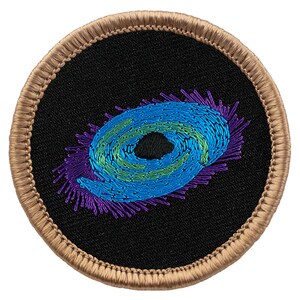 Blackhole Patch 2 Inch Diameter Embroidered Patch