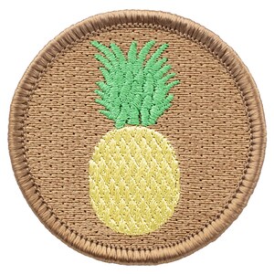 Pineapple Patch - 2 Inch Diameter Embroidered Patch