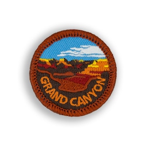 Grand Canyon Demerit Badge - 1.5&quot; Diameter Embroidered Patch