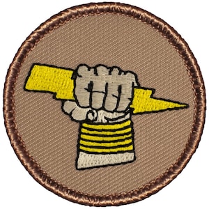 Olympian Patch (309) 2 Inch Diameter Embroidered Patch