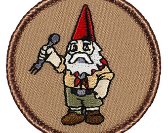 Scout Gnome Patch (508) 2 Inch Diameter Embroidered Patch