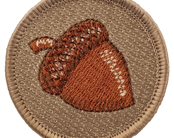 Acorn Patch - 2 Inch Diameter Embroidered Patch