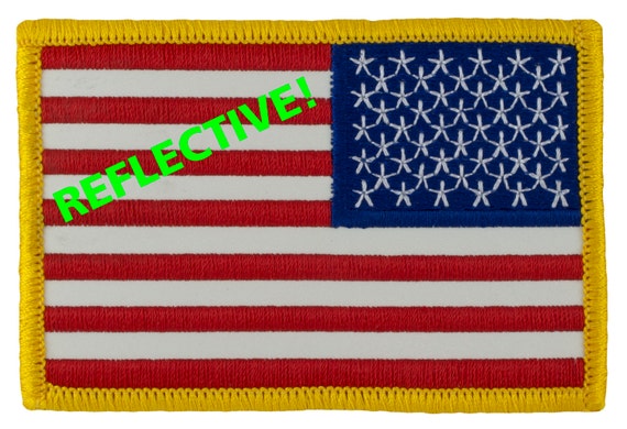 1 3//8/" x 2 1//4/" US United States American Flag Embroidery Patch