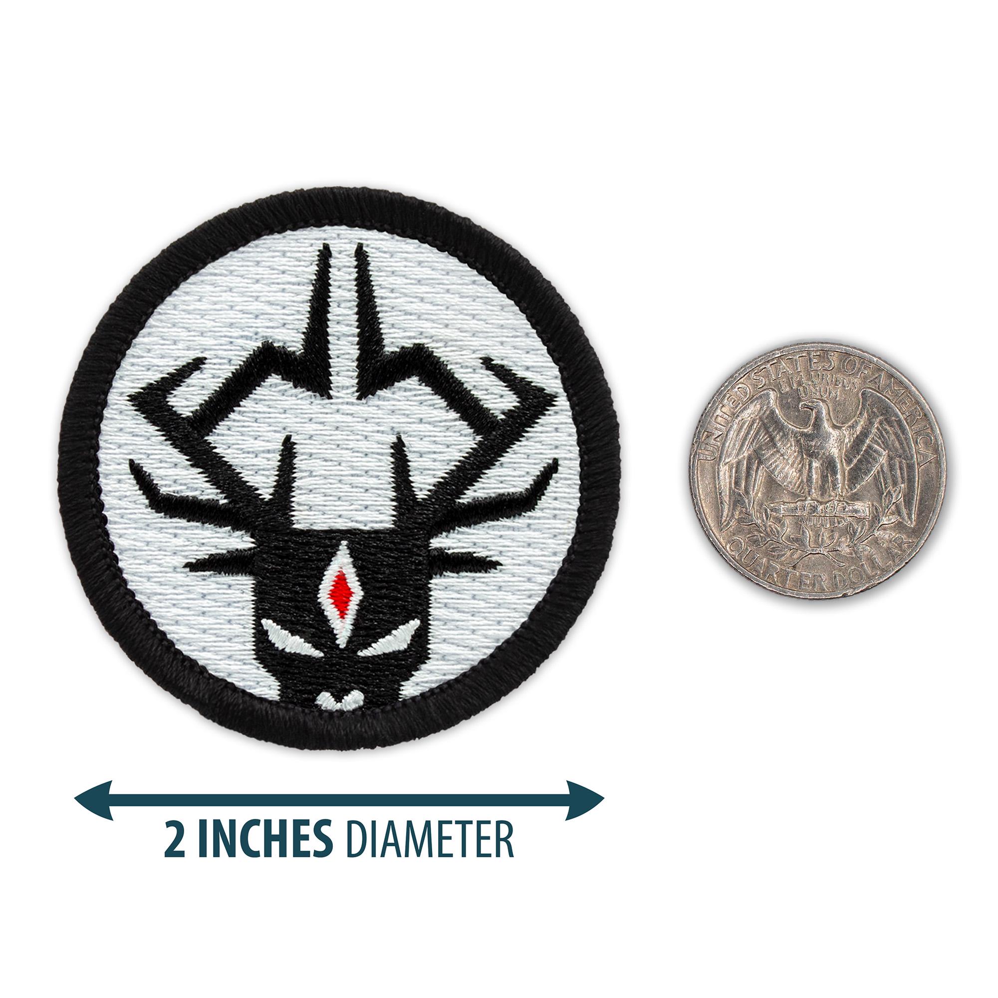 Wendigo Patch - 2 Inch Diameter Embroidered Patch - Etsy