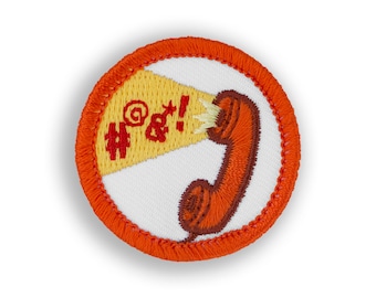 Insignia de demérito del Departamento de Quejas - Parche bordado de 1,5" de diámetro
