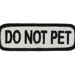 Stop! Don't Disturb - Sew-On Service Dog Patch 4x2 Inches By Patchtown (Free Shipping)