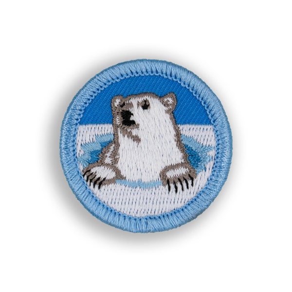 Polar Bear Club Demerit Badge - 1.5" Diameter Embroidered Patch