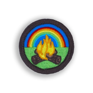 Gay Scout Demerit Badge - 1.5&quot; Diameter Embroidered Patch