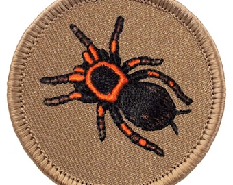 Tarantula Patch - 2 Inch Diameter Embroidered Patch