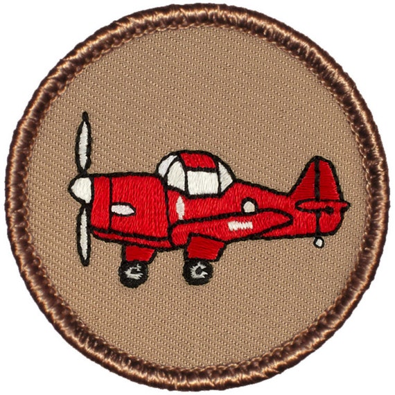 thumbnail image 2 of Seaplane Patch Airplane Pilot Embroidered Iron-On - Transportation Theme For Hats & Jackets 2 of 5